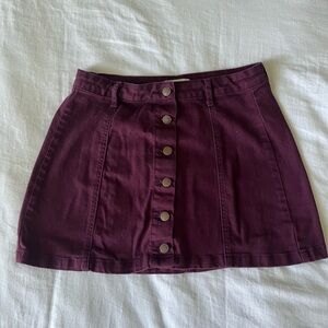 Forever 21 Deep Purple Mini Skirt